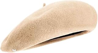 Laulhere Le Basque 100% French Merino Wool Beret, Ecru (Natural), Large59/60