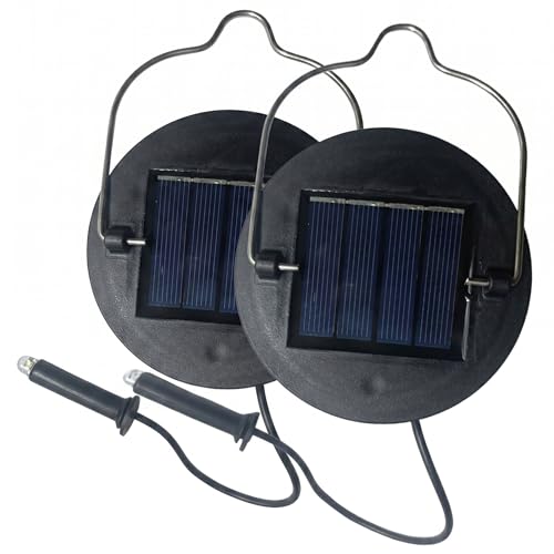 Repuesto de luz solar superior con LED para reparar tus farolillos exteriores, estilo 1 2