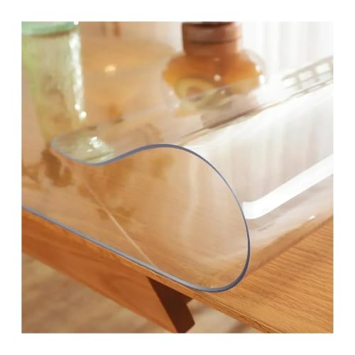 Nappe transparente finies les taches de café grâce au protecteur de table en PVC