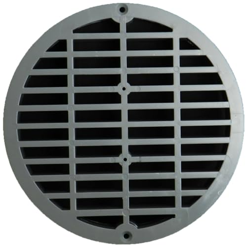 Cubierta redonda plástica para drenaje de ducha 8.5 pulg