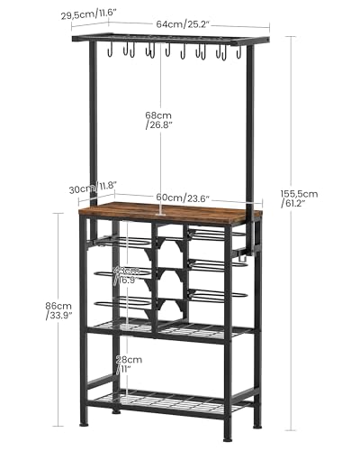 Pots-and-Pans-Organizer-Rack-Kitchen-Bakers-Rack-Multi-Tier-Storage-Shelf-Kitchen-Island-Table-Cooking-Rack-with-Pots-and-Pans-Storage-Rustic-Brown-and-Black-TPR60BF
