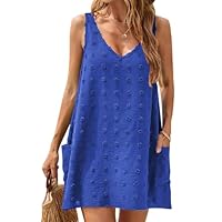 Zetieny Copricostume da Bagno Donna Mare Scollo a V Abito da Spiaggia Estivi Vestiti Bikini Cover Up Beachwear Beach Dress