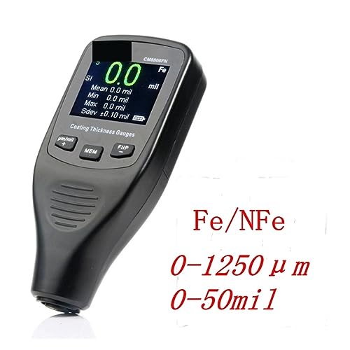 Paint Thickness Tester, CM8806FN Car Body Tester Detailing Tool Auto Coating Thickness Gauge 50mil 1250um Car Paint Varnish Film Thickness Meter miniatura 2
