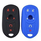 Silicone 6 Buttons Key Fob Cover Case Protector for Buick Encore Envista Envision Enclave Lacrosse Regal Tourx