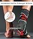 Kuzimua 2 Stück Verstellbare Sprunggelenkbandage & Knöchelbandage, Bandage Fußgelenk & Fußbandage bei Plantarfasziitis, Achillessehne, Sport | Orthopädisch Universal Links/Rechts (2x Grün, L)