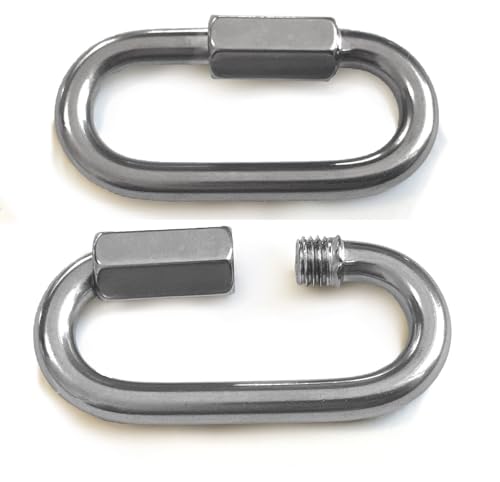 Quick Link For Chain Shackle - A4 316 Marine Grade Stainless Steel - M3 - M12 (1, M8)