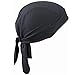 Nuluxi Anti-UV Vélo Echarpe Foulard Casquette Homme Protège Tête Bandeau Sèche Casquette de Cycliste Écharpe Respirante Unisexe Convient pour Bicyclettes Motos et Autre Sports de Plein Air (Noir)