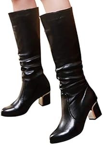 Vrouwen Hoge Laarzen Trend Retro Metalen Gesp Puntschoen Dikke Hak Kwastje Western Cowboy Laarzen Vrouwelijke Schoenen Botas De Mujer 2024 322 Vrouwen Hoge Laarzen Trend Retro Metalen Gesp Puntschoen Dikke Hak Kwastje Western Cowboy Laarzen Vrouwelijke Schoenen Botas De Mujer 2024 322