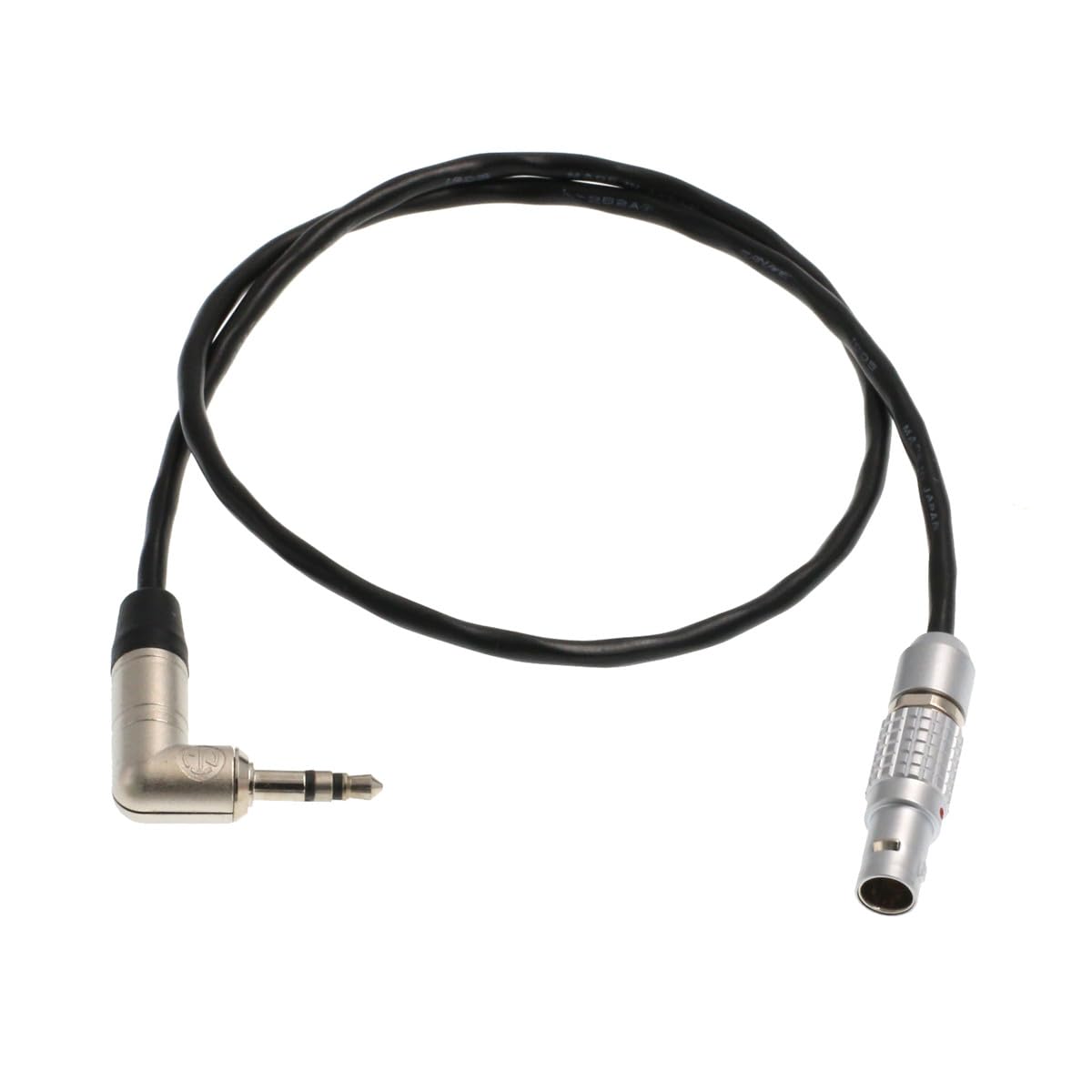 Tentacle Sync Timecode Cable Right Angle TRS 3.5mm to 5 Pin for ARRI Alexa Mini ZCAM camera 688 Recorder