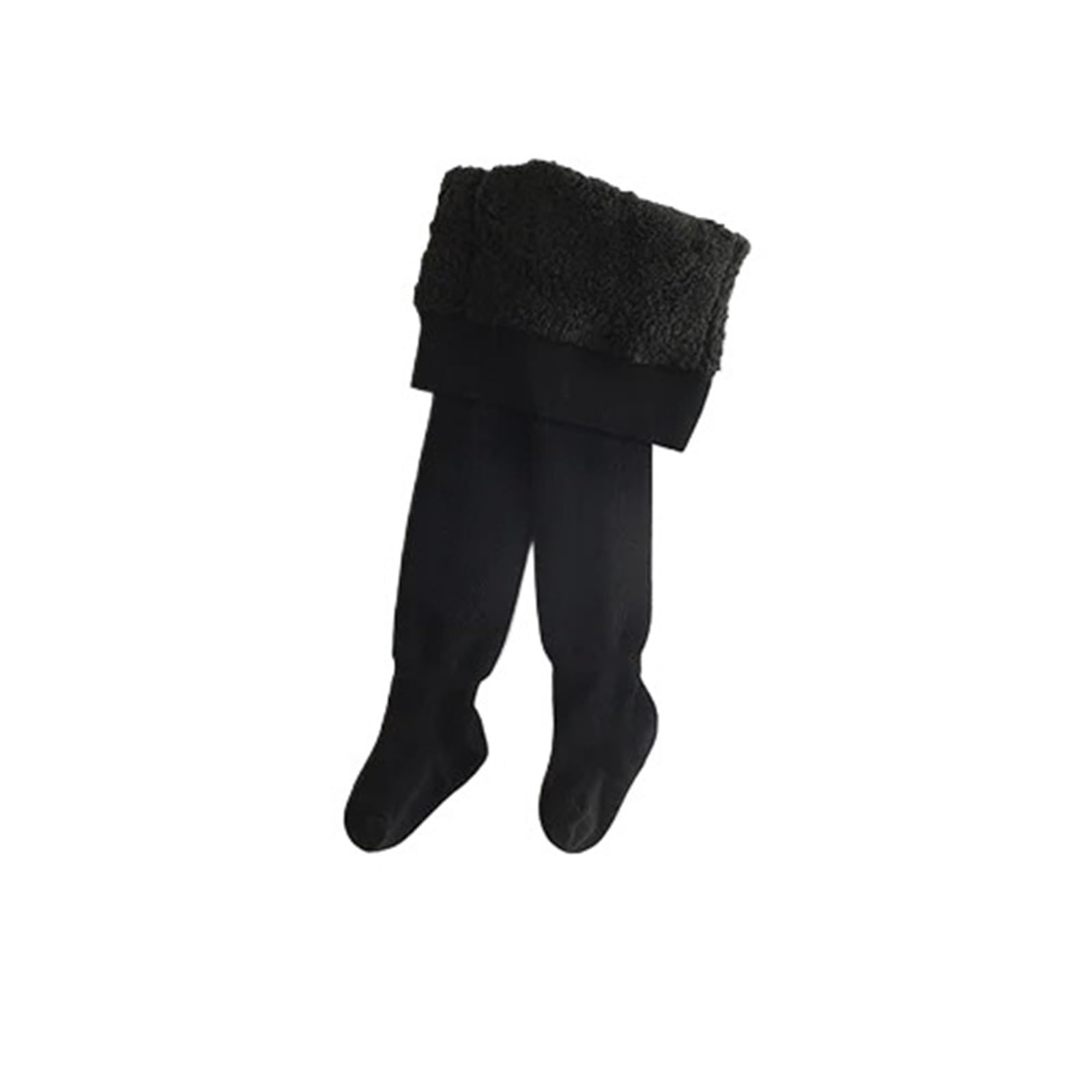 Medias Gruesas de Invierno for niñas - Medias for niños Que Mantienen el Calor Medias de Moda for bebés pequeños (0-8 años)(Black,13-24Month(XS))