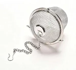 CELLEBII Stainless Steel Small Net Mesh Style Easy Loose Leaves Green Tea Filter Pot Infuser Strainer