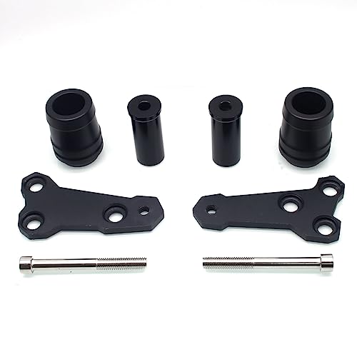 Mzs Motorcycle Frame Sliders, Falling Crash Protector Guards No Cut Kits Black Compatible With Yzf R3 2015-2018 | R25 2015-2018 #TOP6