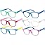 6 Pack: Red Pink Frame, Green Blue Frame, Blue Yellow Frame, Light Blue Frame, Crystal Frame, Pink Blue Frame