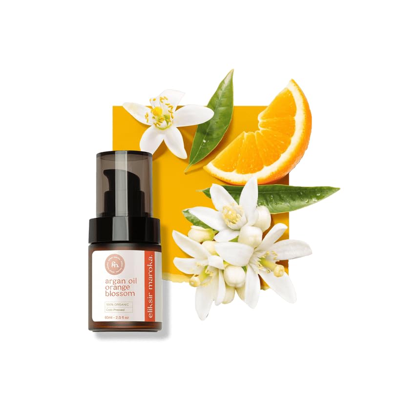 Aceite de argán perfumado 100 % puro, natural y aceite prensado en frío, para el cabello de la piel del cuerpo de las uñas faciales, para las estrías, hidratante orgánico, con vitamina E antioxidantes