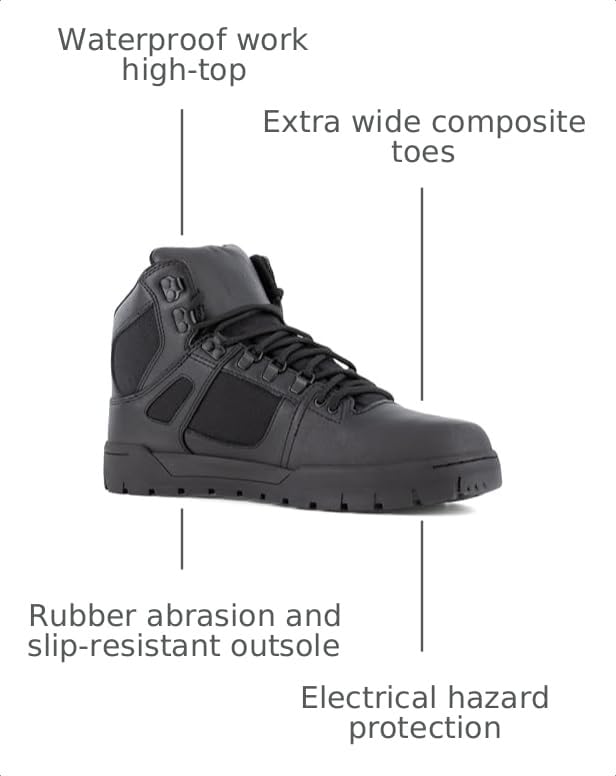 Image of DC Men's Pure Work Electrical Hazard Metatarsal Composite Toe Boots