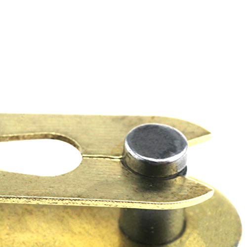 Universal Motorrad Clipschloss Clip Kettenschloss für 530 Ring Teilung verstärkte Kette Verbindungsglied Gold