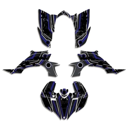 Autocollants graphiques pour Yamaha YFZ450 pour rénover des plastiques rayés