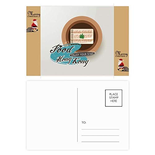 Cartes postales de remerciement crevettes Hong Kong lot correspondance