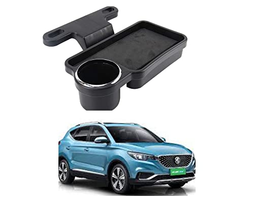 Image of Oshotto (FT-04) Foldable Car Auto Headrest Rear Back Seat Table Drink Food Cup Tray Holder Compatible with MG ZS EV