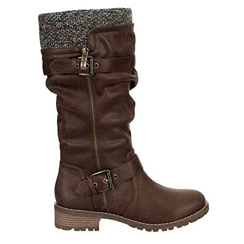 XAPPEAL-Chelsey-Womens-Tall-Knee-High-Fashion-Riding-Boots-with-Buckle-Accent