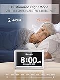 ROCAM Dementia Clocks for Seniors, 7" Digital Clock with 12 Themes 20 Custom Alarms & 18 Ringtones, Auto-Dimmer, Bedside Clock with Days Dates and Time of Day - Image 5