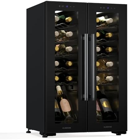 Klarstein Shiraz Cave à vin 2 zones - 24 bouteilles, pose libre, ...