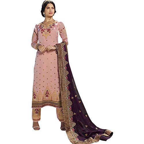 Pakistani Stylish Women's Wear Shalwar Kameez Suits Indian Designer Embroidery Worked Trouser Pant Dress