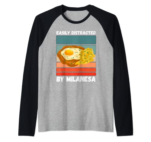 Vintage, leicht abgelenkt von Milanesa Retro-Liebhabern Raglan