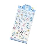 Hübsche Aufkleber mit Meerestier , Schmetterlings , Dessert und Cartoon Tiermuster, aus PP gefertigt, wasserbeständig, nicht leicht zu verblassen und zu brechen, leicht und rückstandsfrei zu entfernen