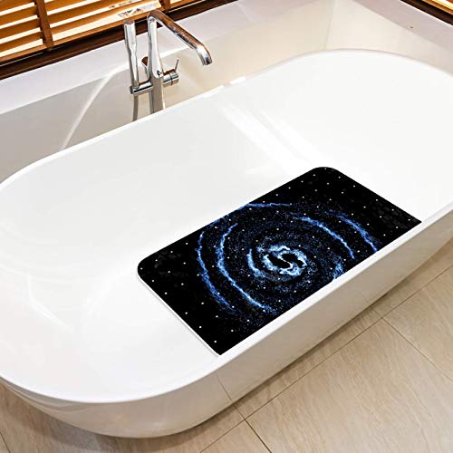 Alfombrilla ovalada Space Galaxy premium para bañera lisa 6