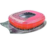 Nanostand Allianz Arena Bayer De Munich Puzzle - Red, Size One