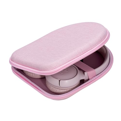 Ginsco Case Compatible with JBL Tune 510BT/520BT/500BT Compatiblewith Sony WH-CH520/510 Ultra-Slim Hard Shell Headphone Case for On Ear Headphones (Pink)