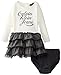 Calvin Klein Baby Girls' Long Sleeve Ruffled Dress