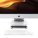 immagine 4SATECHI Stand in Alluminio Tipo C iMac con Porta trasferimento Dati USB-C, USB 3.0, Slot schede Micro/SD e Jack Audio Compatible con 2017 iMac PRO e 2019/2017 iMac (Argento)