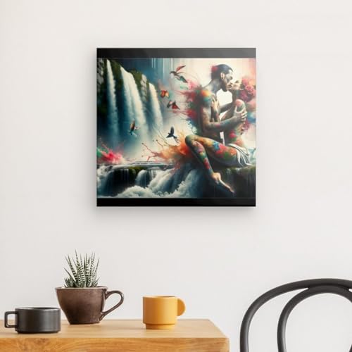 Impression sur toile Wedecored Photo Art Noir Style décoration d'intérieur haut de gamme