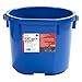 API® Heated Bucket | Heated Flat Back Bucket | Water Pail with Warmer for Cattle, Livestock, and Horses | Winter No Freeze Tub (20 Quart, 1 Count)