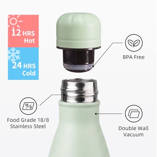 Image of Konokyo 24 Pack 12 oz Insulated Stainless Steel Water Bottle