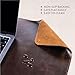 moonster 100% Genuine Leather Desk Pad with Ballpoint Pen Holder – Desk Mat Protector for Office Tables - Large Mouse Pad, Non-Slip PU Leather Desk Blotter, Laptop Desk Cover 31