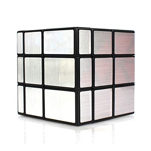 Maomaoyu Mirror Cube 3x3 3x3x3 Miroir Magique Speed Magic Cube Puzzle Ultra Rapide (Argenté)