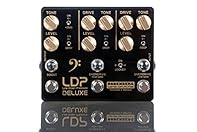 Three completely independent pedals in one housing Overdrive Low Gain with toggle switch for Deep Boost Controls: level, tone, drive Made in Germany