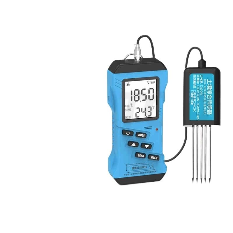 7 in 1 Rapid Soil Tester Meter Nitrogen Phosphorus Potassium N P K PH Humidity Moisture Nutrient Conductivity Tester EC Meter