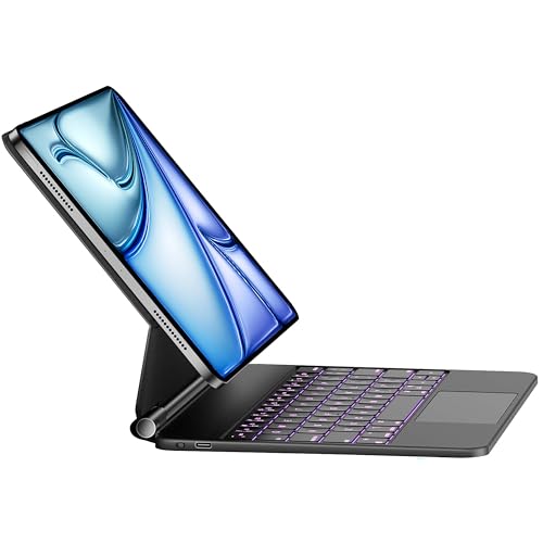 【使用少 テカリなし】iPad Pro 11インチ マジックキーボード 人気の白 11インチiPad Air（M2）用Magic Keyboard - 日本語 - ホワイト