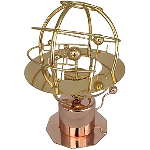 Waczecr Solar System Model Retro Metal Desktop Ornament Planet Model Toy Party Office Decoration Space-themed Planet Model Toy Cover