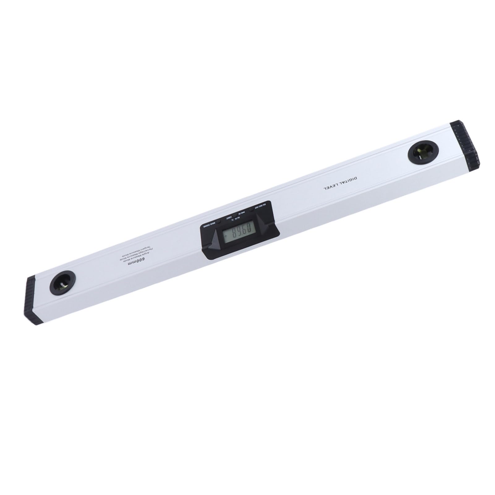 Cocoarm Poziomica Cyfrowa Poziomica Magnetyczna Stop Aluminium Podświetlenie LCD Pomiar Bezwzględny i Względny 4x90 Stopni do Instalacji Sprzętu Budowlanego (600 mm)