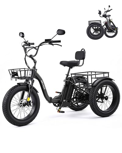 ANCHEER Electric Tricycle for Adults, 48V/864WH E Trike, 749
