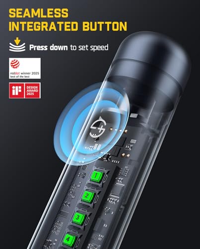 Fanttik F2 Master Mini Cordless Rotary Tool Kit 4V & Fanttik A10 Pro 2-in-1 Digital Laser Tape Measure with HD IPS Color Display
