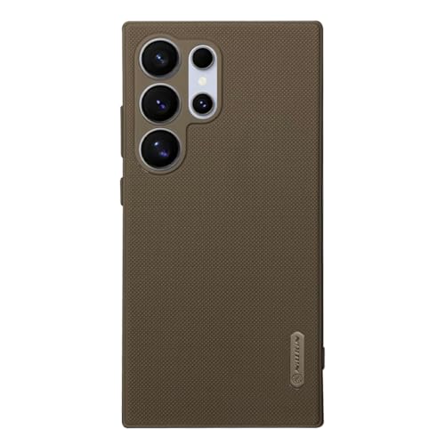 Image of NIUKIN Super Frosted Shield Pro Soft Back Case for Samsung Galaxy S24 Ultra | Shockproof Scratchproof Cover (Desert Titanium)