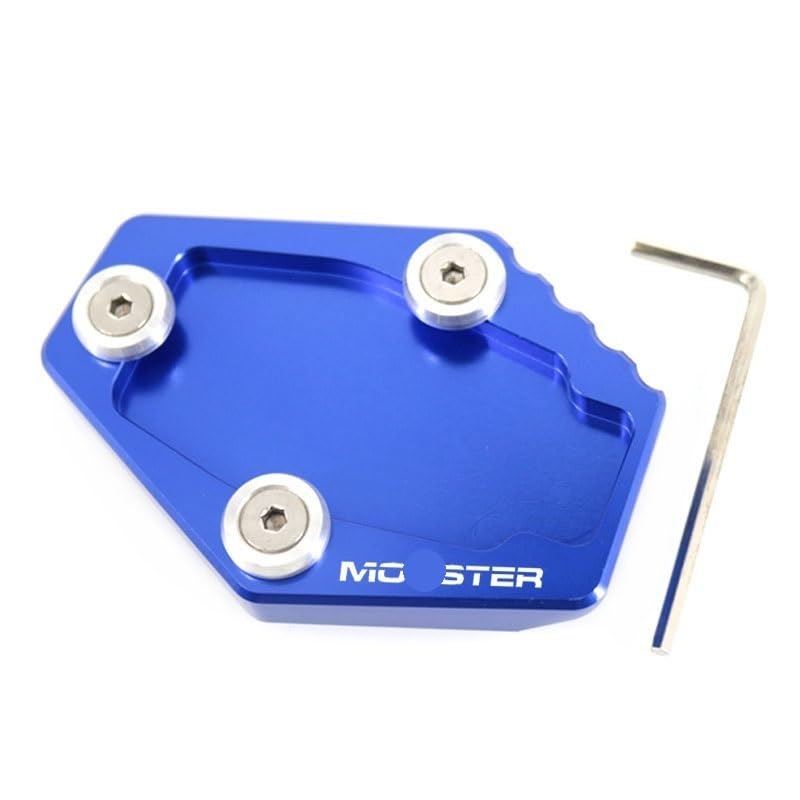 Extension plaque de support béquille moto Ducati Monster 795 796 821 1200 CNC - 6