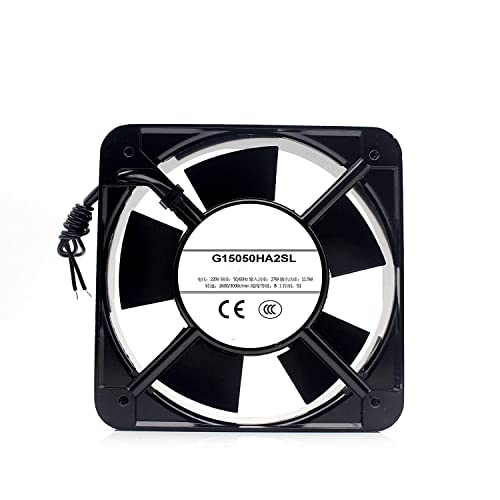 Ventilador de refrigeración 220 V 27 W 15050 extractor industrial axial de 150x50 mm