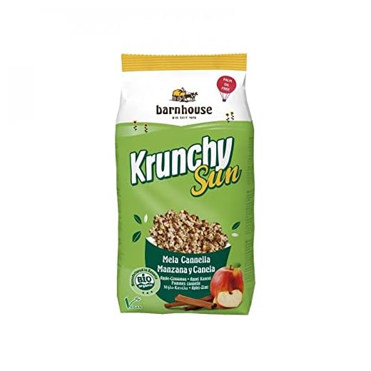BARNHOUSE MUESLI KRUNCHY Sun Manzana-Canela BH. 750 G, Estándar, Único